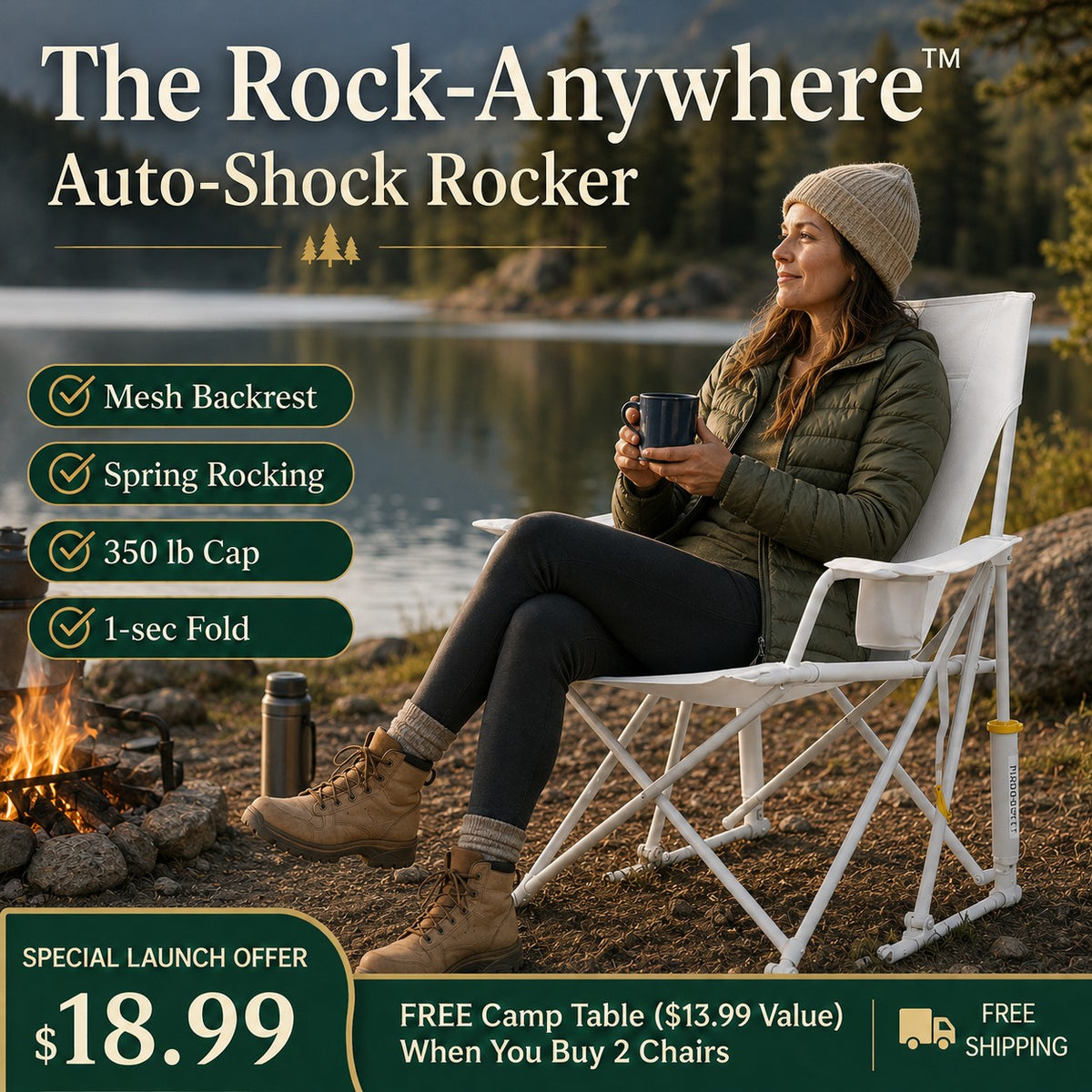 The Rock-Anywhere™ Auto-Shock Rocker