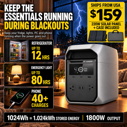 1024Wh Portable Power Station